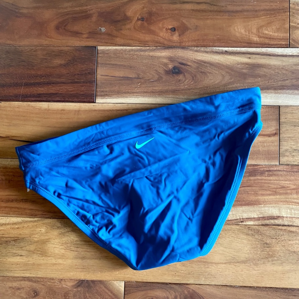 Nike Women's Teal Blue Bikini Bottom Swimsuit Swim NWOT Size 10 - Picture 3 of 7